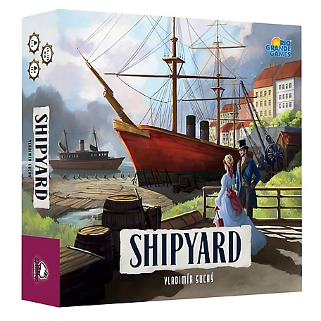 Rio Grande Games Shipyard 2nd Edition - Strategy Board Game, Age 14+, 1-4 Players