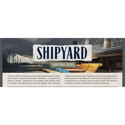 Image showing  Shipyard 2nd Edition - Strategy Board Game, Age 14+, 1-4 Players
