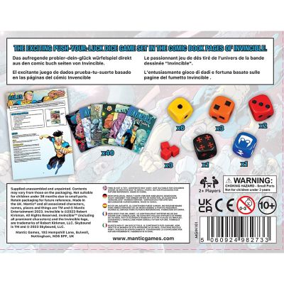 Image showing  Invincible: The Dice Game - Ages 10+, 2+ Players