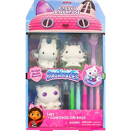 Gabby's Dollhouse Tara Toy: Washables - 3 Fuzzy Characters