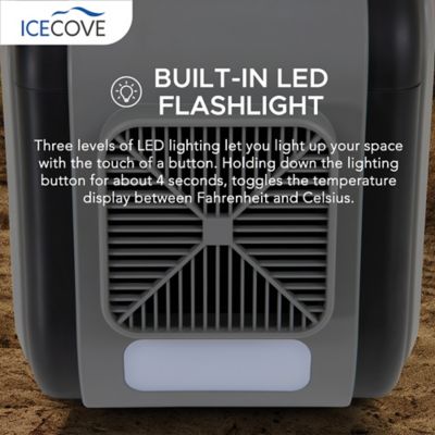 Image showing  25.5V Portable Air Conditioner, 43 sq. ft., 2,500 BTU, Gray