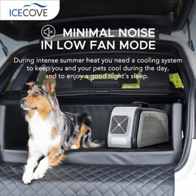 Image showing 7 th IceCove 25.5V Portable Air Conditioner, 43 sq. ft., 2,500 BTU, Gray