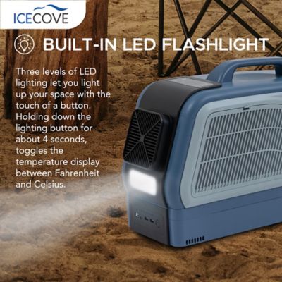 Image showing  Portable Air Conditioner with 1 Battery, Grey