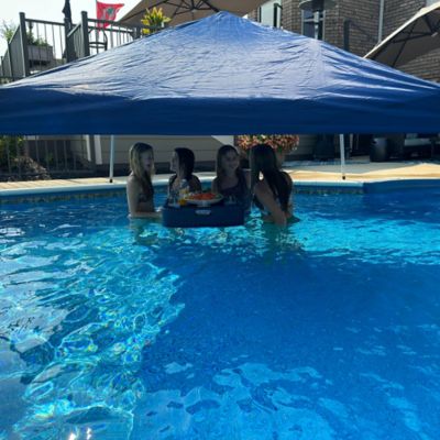 Sunjoy Floating Pool Canopy with Hand Carry Bag