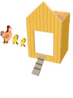 P2 Build It Yourself Wood Chicken Coop