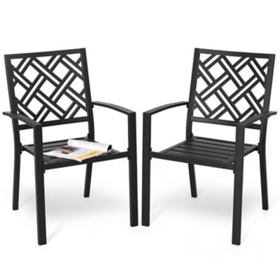 Image showing  Outdoor Aluminum Patio Chairs, 2 pk.