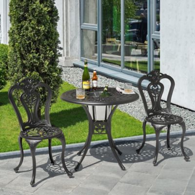 Nuu Garden Outdoor 3 pc. Bistro Set, Ice Bucket Function