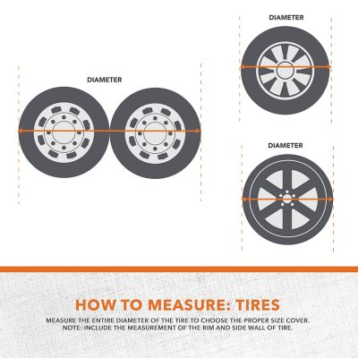 Image showing  Sport RV Wheel Cover, Dual Axle, 30-33 in., White