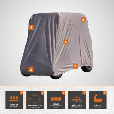 Image showing  Sport Golf Cart Cover, 2-Person, Beige