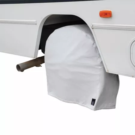 Modern Leisure Sport RV Wheel Covers 2-Pack 24-27-in White RV Covers