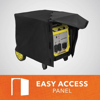 Image showing 7 th Modern Leisure Basics Outdoor Generator Cover, 38 in. L x 28 in. W x 30 in. H, Black