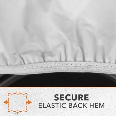 Image showing 7 th Modern Leisure Sport RV Wheel Covers, 2-Pack, 27-30 in. White