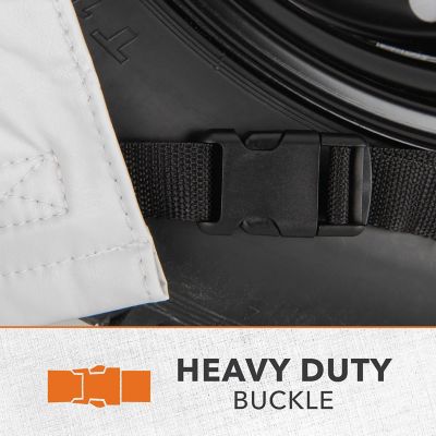 Image showing 8 th Modern Leisure Sport RV Wheel Covers, 2-Pack, 27-30 in. White