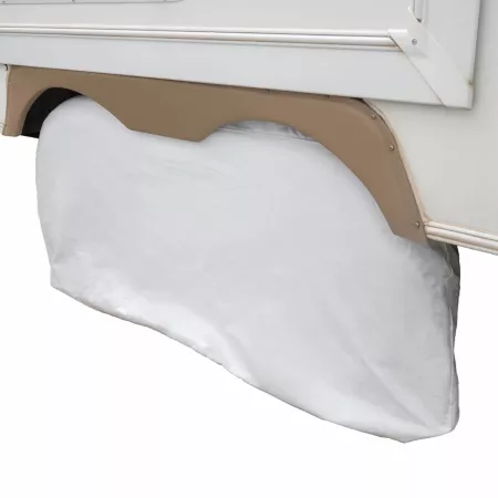 Wheel Cover for Modern Leisure Sport RV Dual Axle 24-27-in White RV Covers