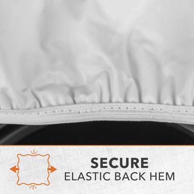 Image showing 5 th Modern Leisure Sport RV Wheel Cover, Dual Axle, 24-27 in., White