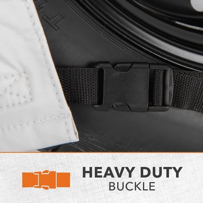 Image showing 6 th Modern Leisure Sport RV Wheel Cover, Dual Axle, 27-30 in., White