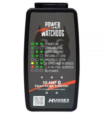 Hughes Autoformers 50 Amp Bluetooth Portable Surge Protector, PWD50