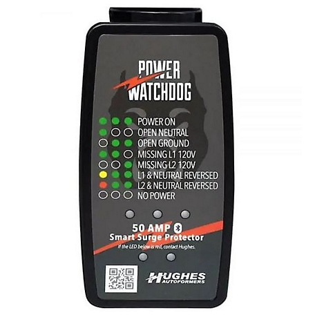 Hughes Autoformers 50 Amp Bluetooth Portable Surge Protector, PWD50