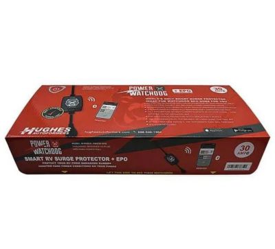 Image showing 5 th Hughes Autoformers 30A Portable Surge Protector with Emergency Power Off