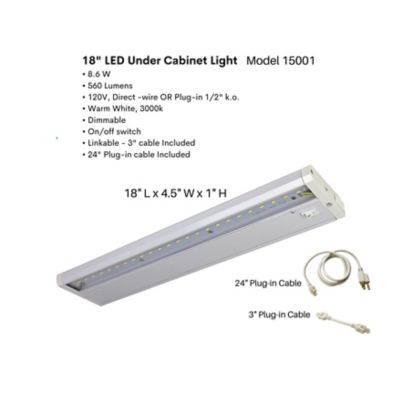 Image showing  Undercabinet Light with Plug, 15001-2