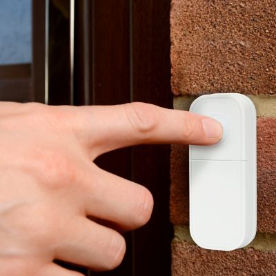 Image showing  Wireless Contemporary Door Bell Chime with Button