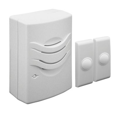 IQ America Wireless 2-Tone Basic Plug-in Doorbell with 2 Pushbuttons