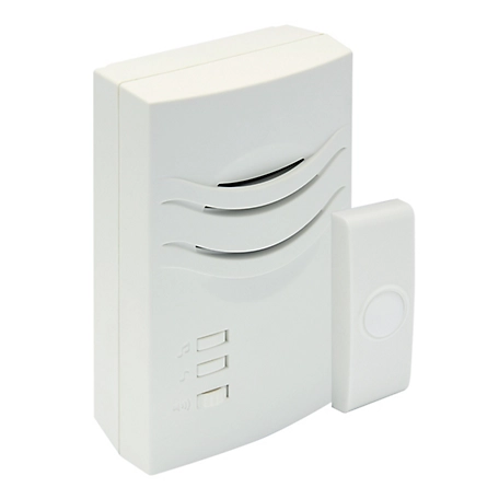 IQ America Wireless Plugin Contemporary Door Chime/Bell with 1 Pushbutton