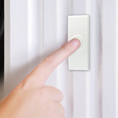 Image showing  Wireless Plugin Contemporary Door Chime/Bell with 1 Pushbutton