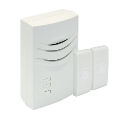 IQ America Wireless Plugin Contemporary Door Chime/Bell with 2 Pushbuttons