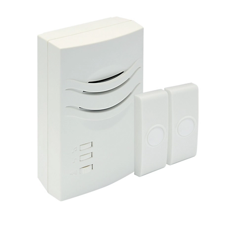 IQ America Wireless Plugin Contemporary Door Chime/Bell with 2 Pushbuttons