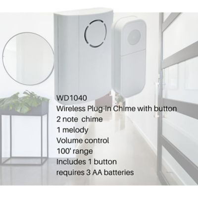 Image showing  Wireless Chime Residential Entrance Alert 1,000 ft.