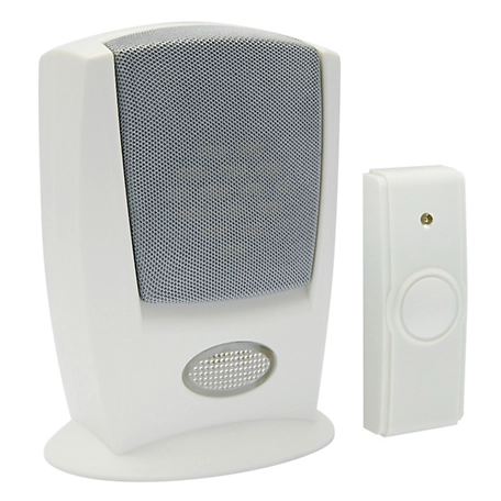 IQ America Wireless Portable Visual & Audible Chime Alert