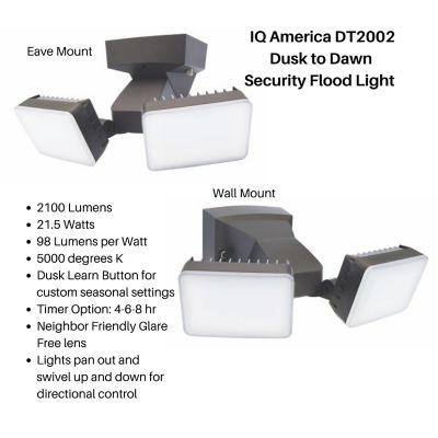Image showing  98-Lumen Dusk-Dawn Security Light, Bronze