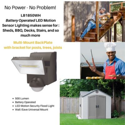 Image showing  Motion Security Light 500 Lumen, White