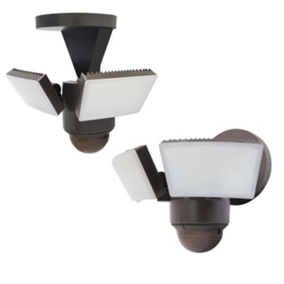 IQ America 1,100-Lumen Motion Security Light, Bronze