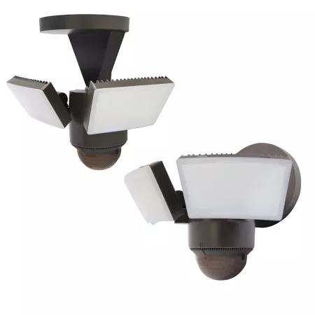 IQ America 1 100 Lumen Motion Security Light Bronze Security Lights