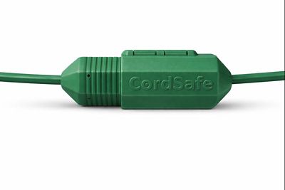 Image showing  Extension Cord Plug Protector Safety Cover, Green 4 Pc.