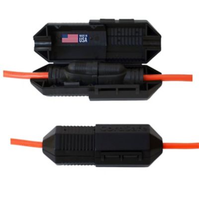 Image showing  Extension Cord Plug Protector Safety Cover, Black 4 Pc.