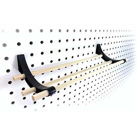 Peggy Pegboard Tape and Ribbon Organizer Kit, 12 in., Black