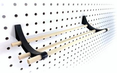 Image showing  Pegboard Tape and Ribbon Organizer Kit, 12 in., 6 pk.