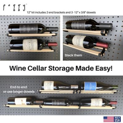 Image showing  Pegboard Tape and Ribbon Organizer Kit, 12 in., 6 pk.