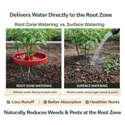 Image showing  Vegetable Garden Water Tray Trough All Purpose, 1 pk.