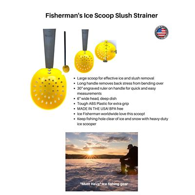 Image showing  Fisherman's Ice Scoop 36 in., 1 Pk.