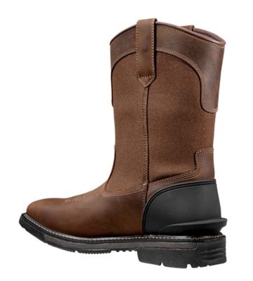 Image showing 7 th Carhartt Men's Montana Water-Repellent Steel Square Toe Wellington Boots, 11 in.