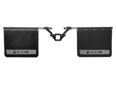 Blue Ox Mud Flap System for 2 in. Receivers, Includes Rock Screen, BX88420