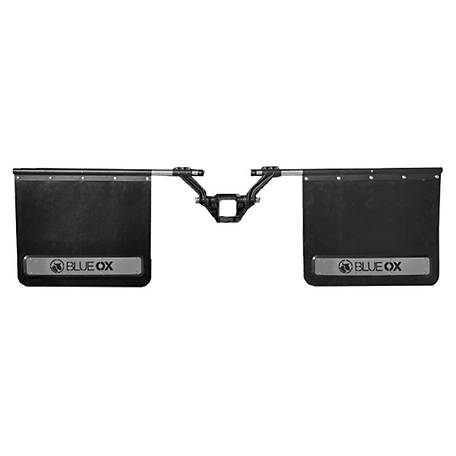 Blue Ox Mud Flap System for 2 in. Receivers, Includes Rock Screen, BX88420