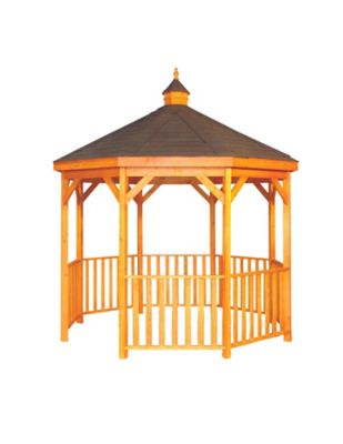 Amish Country Gazebos 10 ft. Gazebo in a Box Wood