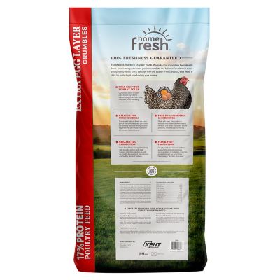 Image showing  Home Fresh Extra Egg Layer Crumble Poultry Feed, 50 lb. Bag