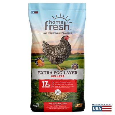 Image showing  Home Fresh Extra Egg Layer Pelleted Poultry Feed, 50 lb. Bag