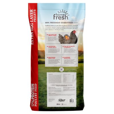 Image showing  Home Fresh Extra Egg Layer Pelleted Poultry Feed, 50 lb. Bag